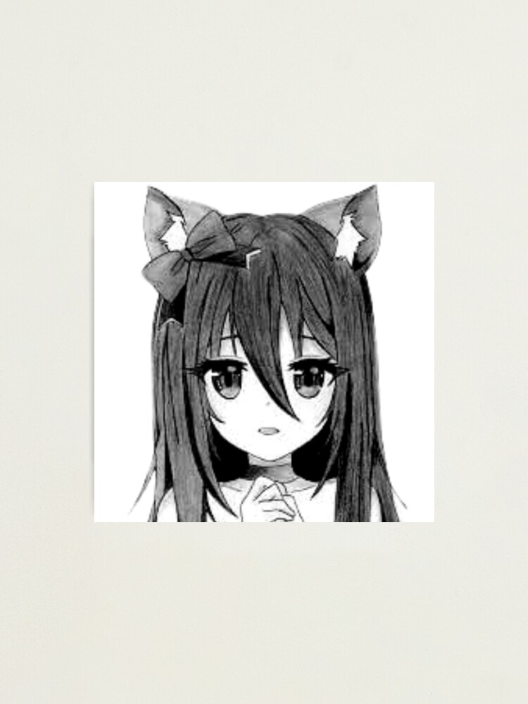 copy of anime cute girl anime stickers photographic print by 9156789700 redbubble