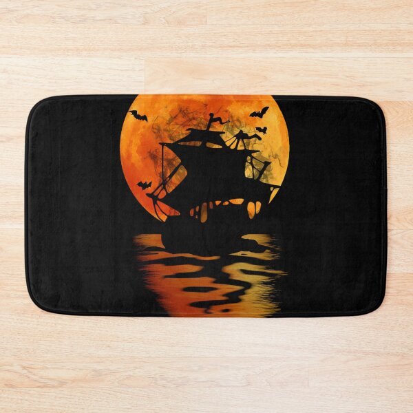 Item preview, Ghost ship sailing under full moon designed and sold by OnigiriDoctor.