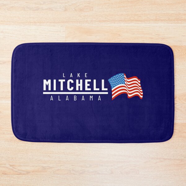 Item preview, Lake Mitchell - USA alt 2 (for dark backgrounds) designed and sold by AlabamaLakeLife.