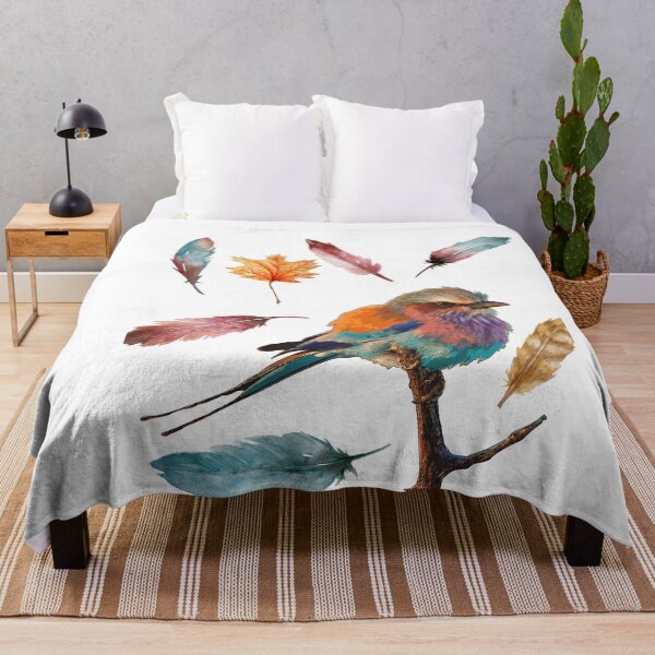 Item preview, Colorful bird on a branch designed and sold by Mechanical-Artt.