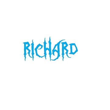 Artwork thumbnail, Richard zombie font by Marti Mills
