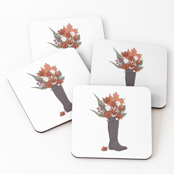 Item preview, Rainboot flowers october fall decoration  designed and sold by Milatoo.