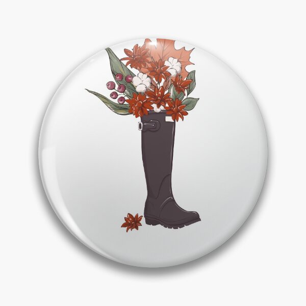 Item preview, Rainboot flowers october fall decoration  designed and sold by Milatoo.
