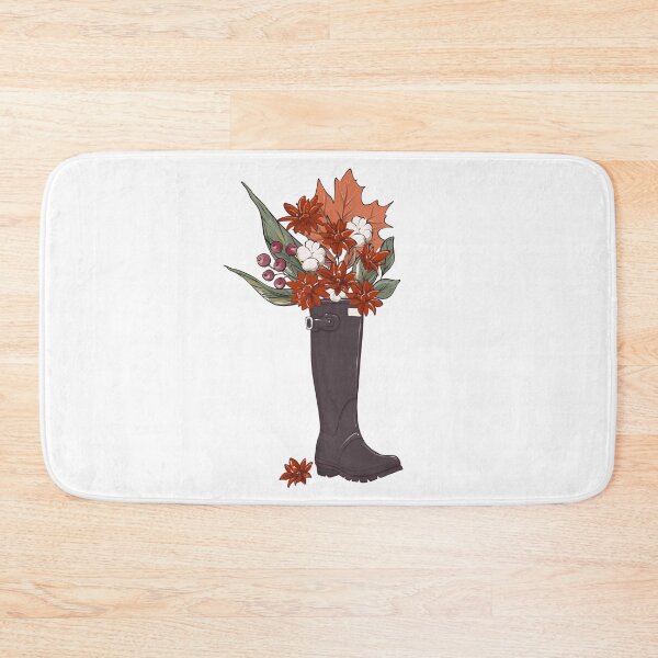 Item preview, Rainboot flowers october fall decoration  designed and sold by Milatoo.