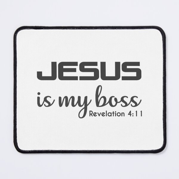 Item preview, Christian Design - Jesus is My Boss designed and sold by simplydesignart.