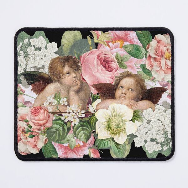 Item preview, Classic Vintage Cherubs Surrounded By Beautiful Flowers designed and sold by TrulyEpoque.