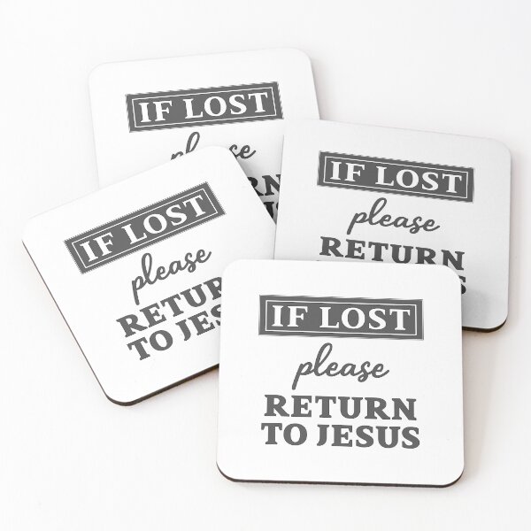 Item preview, Christian Design - If Lost Please Return to Jesus designed and sold by simplydesignart.