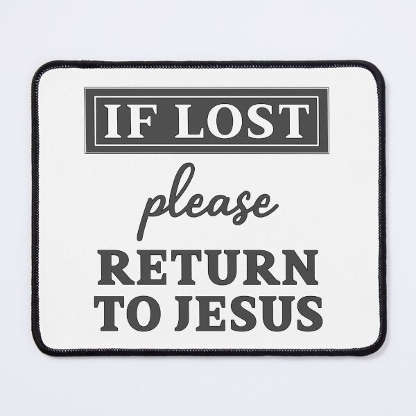 Item preview, Christian Design - If Lost Please Return to Jesus designed and sold by simplydesignart.