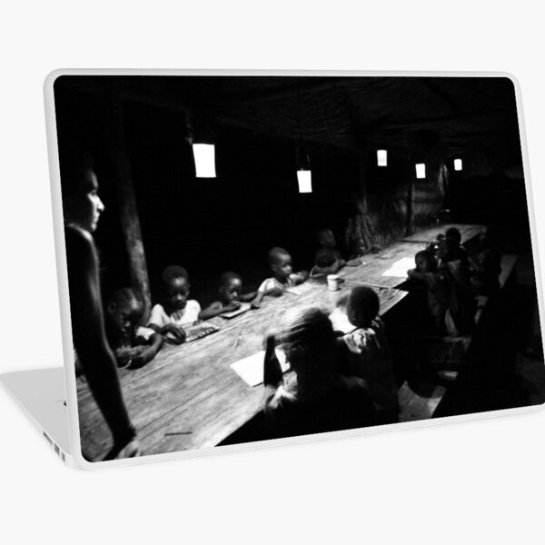 Solar Sister Lamps in Action with Koubri After School Class Laptop Skin