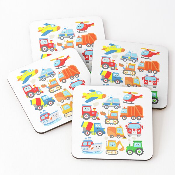 Item preview, Plane Helicopter Excavator Trashtruck Ship Tractor Train Police Firetruck Kids designed and sold by samshirts.