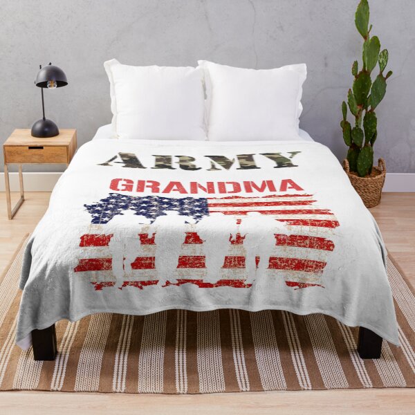 Item preview, US Flag Proud Army National Guard Grandma Veterans Day designed and sold by fantasyy.