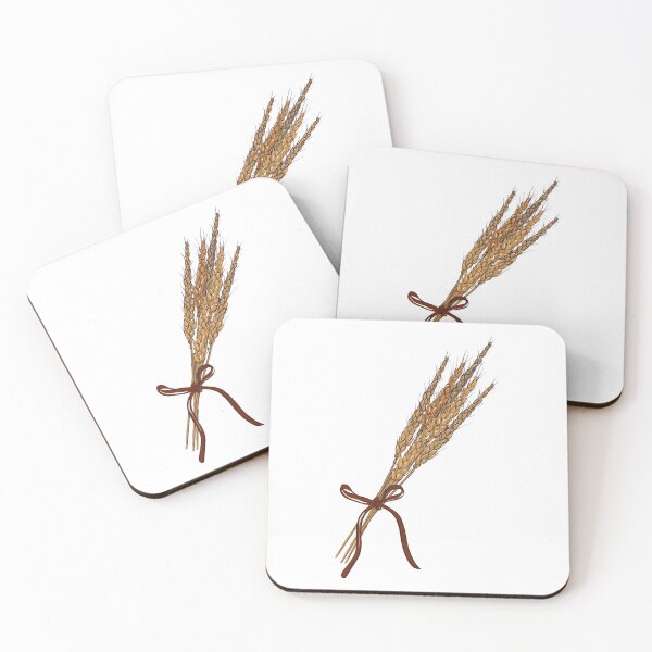 Item preview, Wheat stack fall harvest season crop designed and sold by Milatoo.