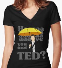 HAAAAVE hast du Ted getroffen? Shirt mit V-Ausschnitt