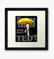 HAAAAVE you met Ted? Framed Print