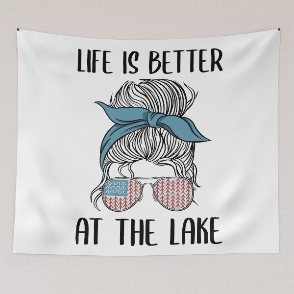 Item preview, Life Is Better At The Lake Funny Lake Life designed and sold by Stronzi.