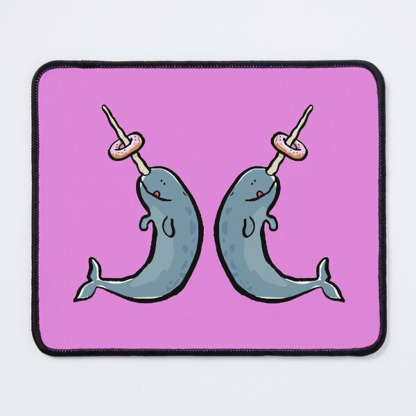 Item preview, narwhales and donuts designed and sold by greendeer.