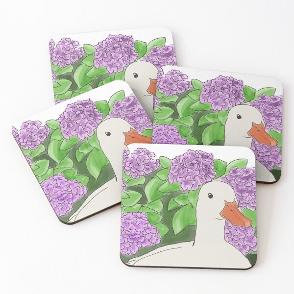 Item preview, Duck in Lilac designed and sold by BunnyBizarre.