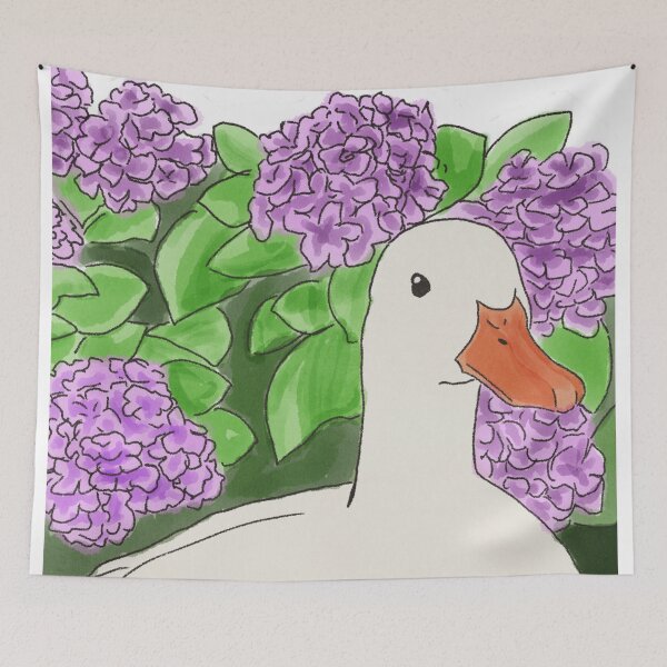 Item preview, Duck in Lilac designed and sold by BunnyBizarre.