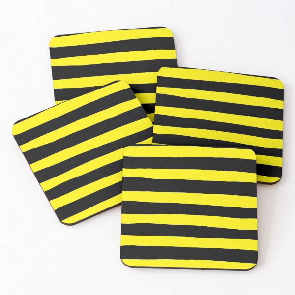 Item preview, Uneven Stripes - Black and Yellow designed and sold by LAEC-Shop.