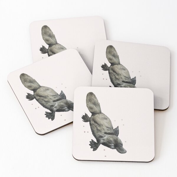 Item preview, Duck-billed Platypus, floating designed and sold by mooonhannah.