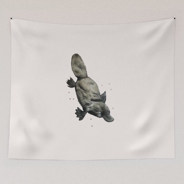 Item preview, Duck-billed Platypus, floating designed and sold by mooonhannah.