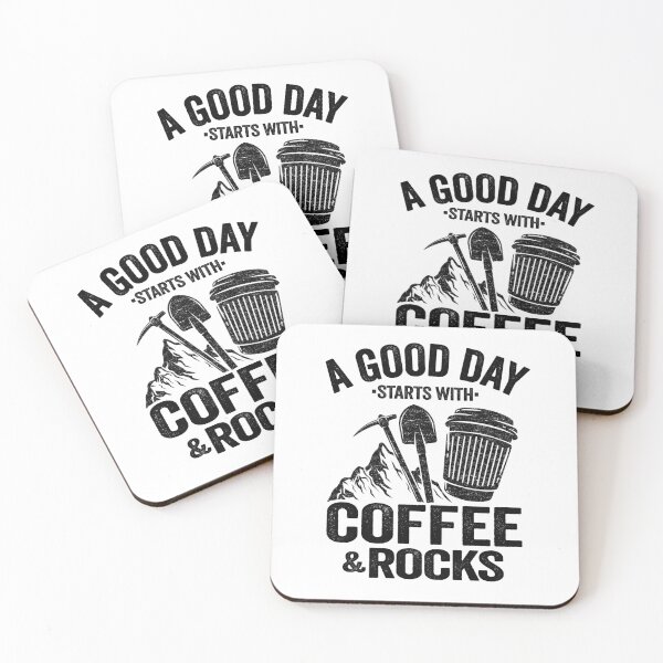 Item preview, A Good Day Starts With Coffee & Rocks Geologist designed and sold by Stronzi.