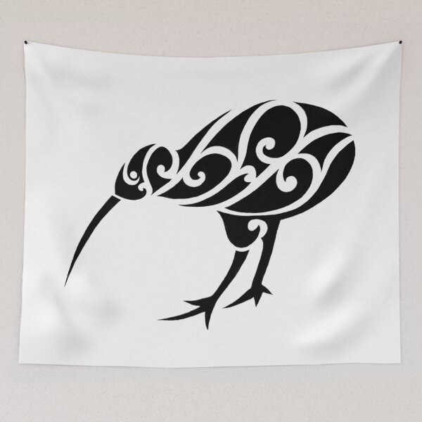Item preview, Maori tribal kiwi bird designed and sold by attracdionz.
