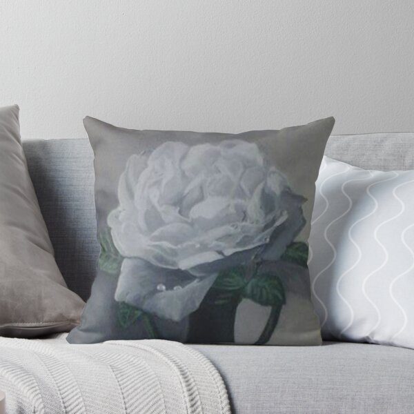 Item preview, White Rose Green Vase Design/Painting designed and sold by RollerStudios.