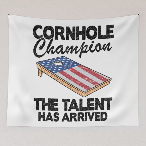 Item preview, Cornhole Champion American Flag Board Funny Cornhole designed and sold by Stronzi.