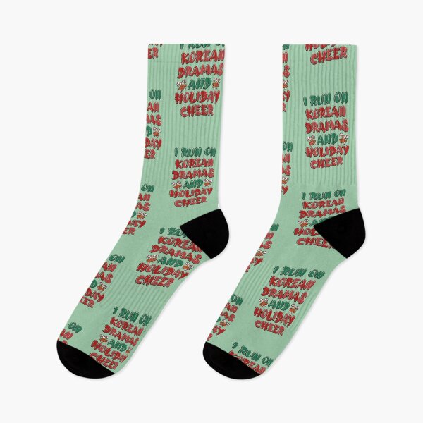 Item preview, I Run On Korean Dramas and Holiday Cheer designed and sold by co-stars.