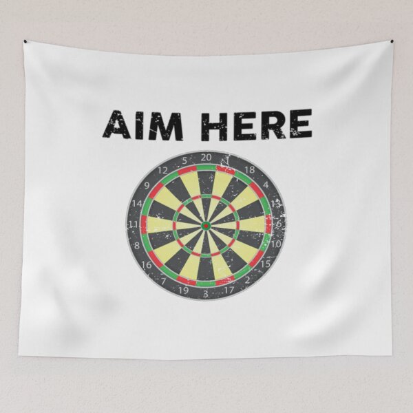 Item preview, Aim Here Funny Dartboard designed and sold by hanhshirts.