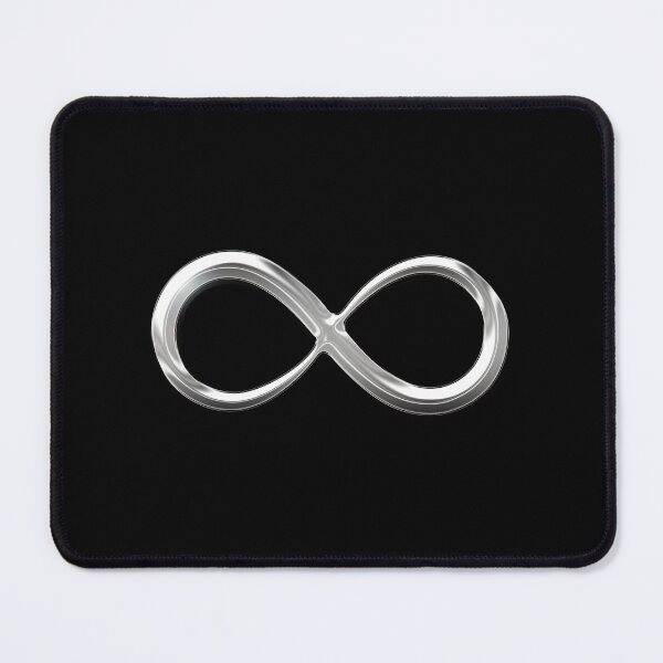Item preview, Chrome Metallic Infinity Symbol designed and sold by PrettyPage.