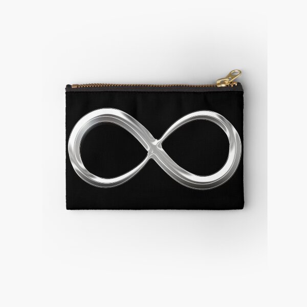 Item preview, Chrome Metallic Infinity Symbol designed and sold by PrettyPage.