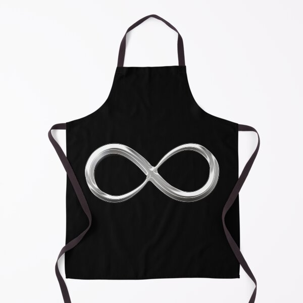 Item preview, Chrome Metallic Infinity Symbol designed and sold by PrettyPage.
