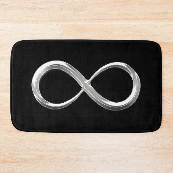 Item preview, Chrome Metallic Infinity Symbol designed and sold by PrettyPage.