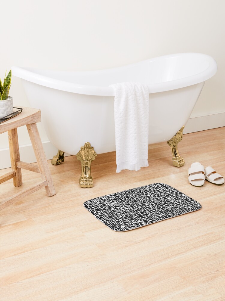 Thumbnail 2 of 6, Bath Mat, Seamless Rectangular Pattern designed and sold by dresscastle.