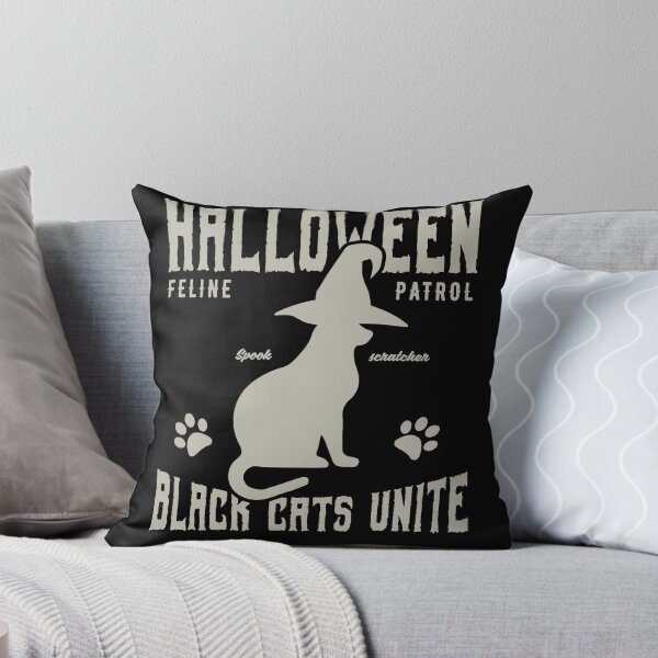 Aperçu de l'œuvre HALLOWEEN FELINE PATROL. BLACK CATS UNITE. créée et vendue par UNITEES21.