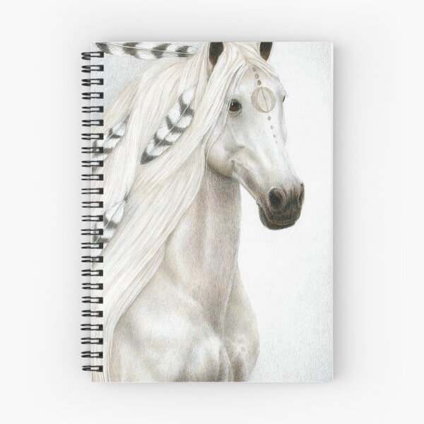Aperçu de l'œuvre CHEVAL BLANC créée et vendue par greywolfstore.