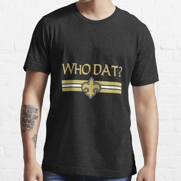 Rare!! New Orleans Saints Champions T-Shirt 'Who Dat? Won Dat!' Mens Sz  Large