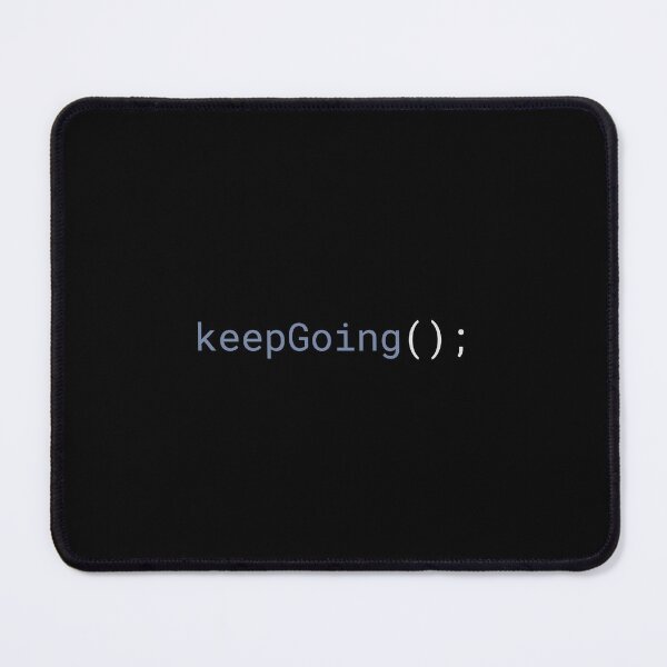 Item preview, JavaScript - Keep Going designed and sold by developer-gifts.