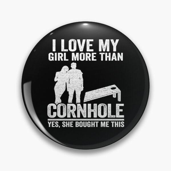 Item preview, Bean Bag Toss Jokes Mens I Love My Girl More Than Cornhole designed and sold by Stronzi.