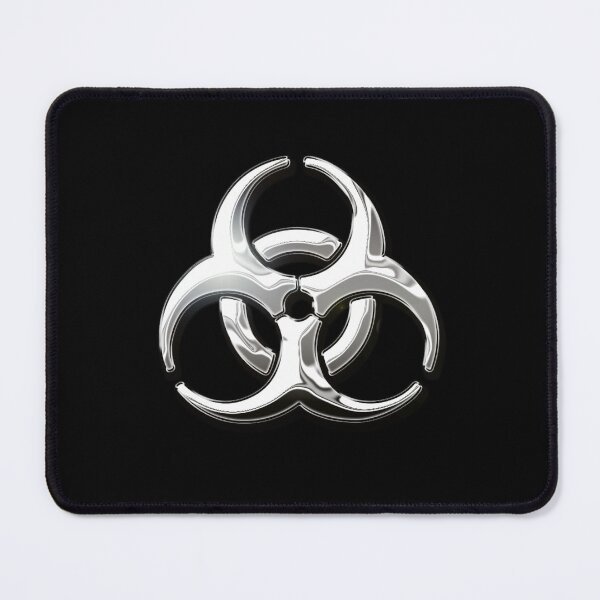 Item preview, Chrome Metallic Biohazard Symbol designed and sold by PrettyPage.