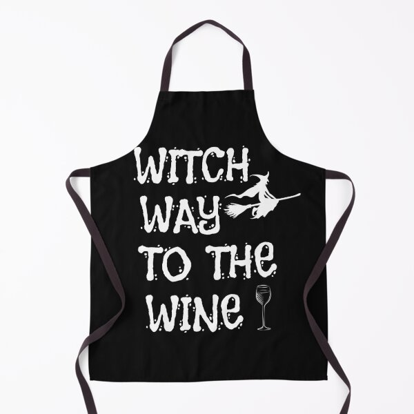 Item preview, Witch Way To The Wine, Funny Halloween designed and sold by GrabYourBuzz.