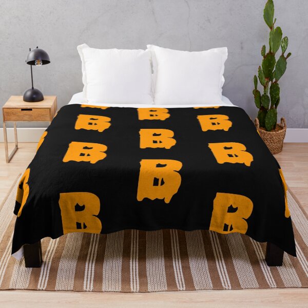 Artikelvorschau, Halloween Kleinbuchstaben Alphabet Buchstaben B Shirt Kleinbuchstaben passende Halloween T-Shirt, glitzernde Halloween Alphabet Buchstabe B entworfen und verkauft von The Nova Prints .