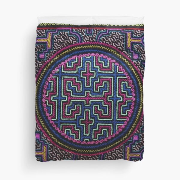 Peru is calling, Shipibo dreams Duvet Cover