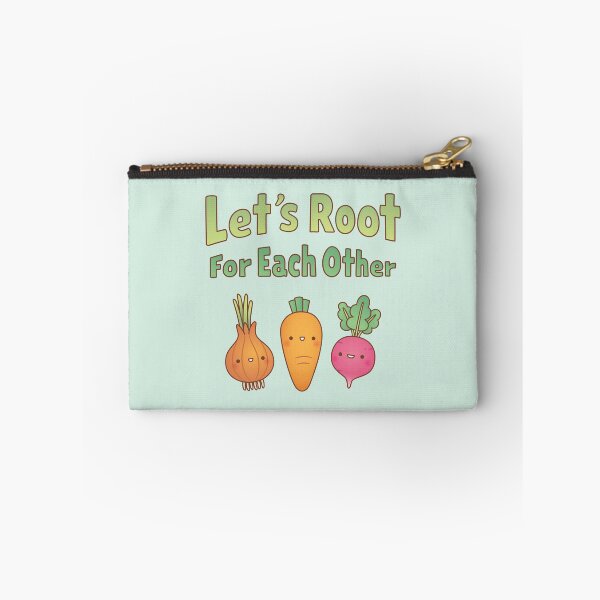 Item preview, Lets Root For Each Other Vegetables Pun designed and sold by rustydoodle.