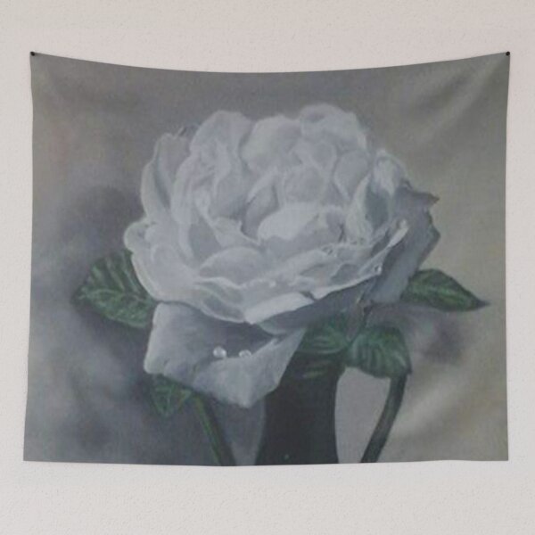 Item preview, White Rose Green Vase Design/Painting designed and sold by RollerStudios.