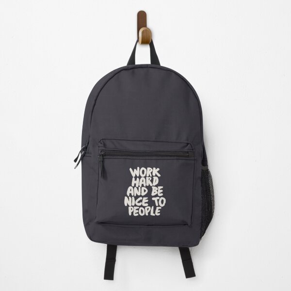 Item preview, Work Hard and Be Nice to People designed and sold by MotivatedType.