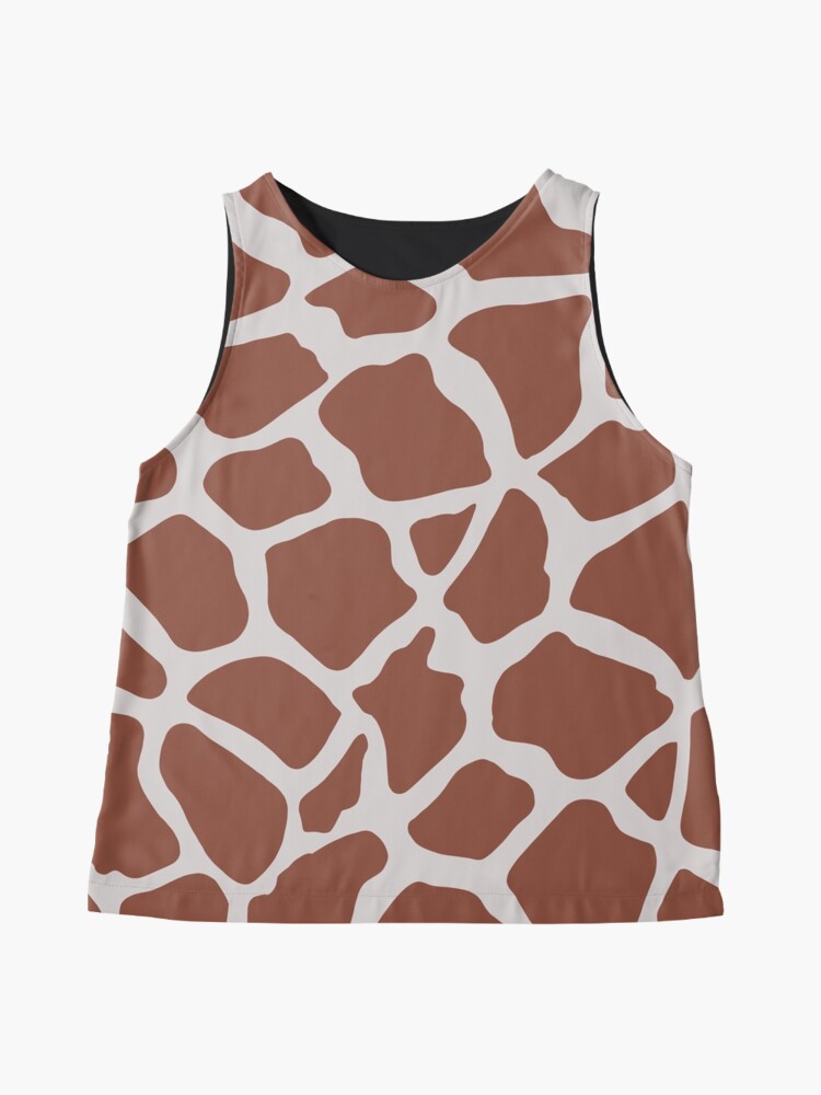 Alternate view of Giraffe Easy Simple Animal Prints Costume Sleeveless Top