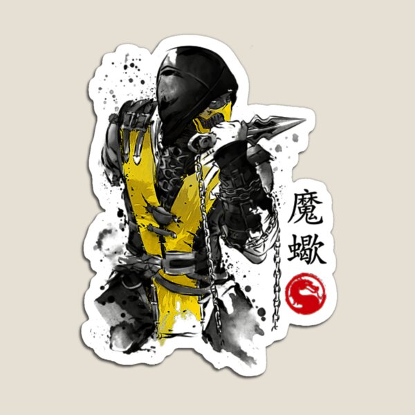  Ata-Boy Mortal Kombat Classic Magnet - Sub Zero and Scorpion  Fatality Officially Licensed 2.5 x 3.5 Magnet for Refrigerators,  Whiteboards & Locker Decorations… : Home & Kitchen